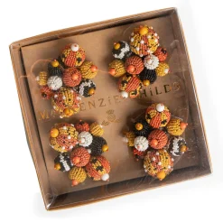 Polka Pumpkin Napkin Rings - Set Of 4|MacKenzie-Childs Hot