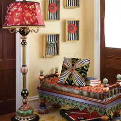 Portobello Road Square Pillow|MacKenzie-Childs Discount