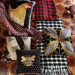Portobello Road Square Pillow|MacKenzie-Childs Discount