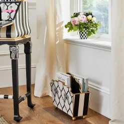 Pretty As A Bow Magazine Rack|MacKenzie-Childs New
