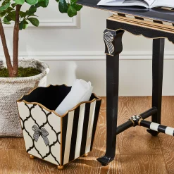 Pretty As A Bow Waste Bin|MacKenzie-Childs Best