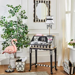 Pretty As A Bow Waste Bin|MacKenzie-Childs Best