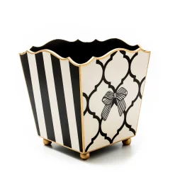 Pretty As A Bow Waste Bin|MacKenzie-Childs Best