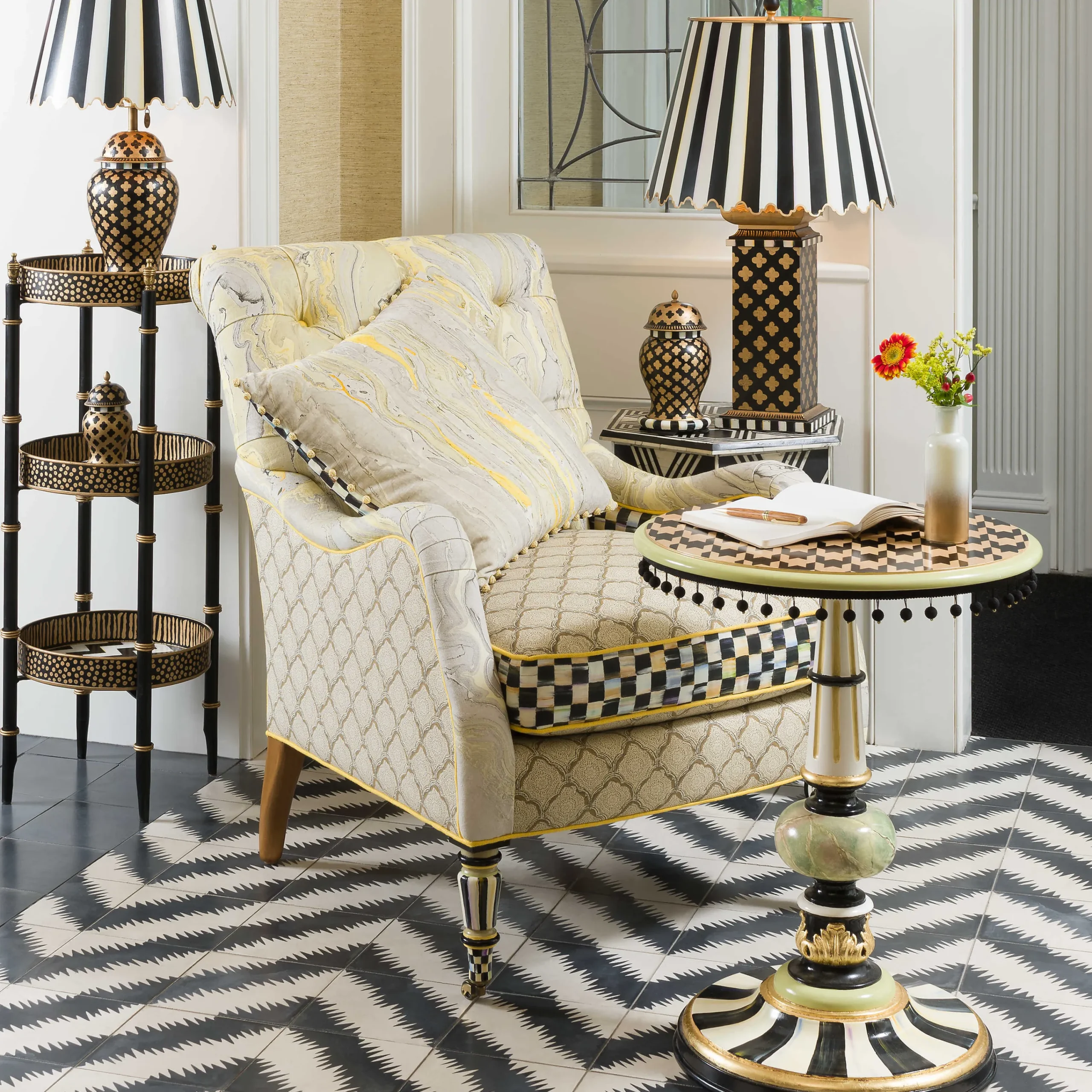 Quatrefoil Table Lamp - Small|MacKenzie-Childs