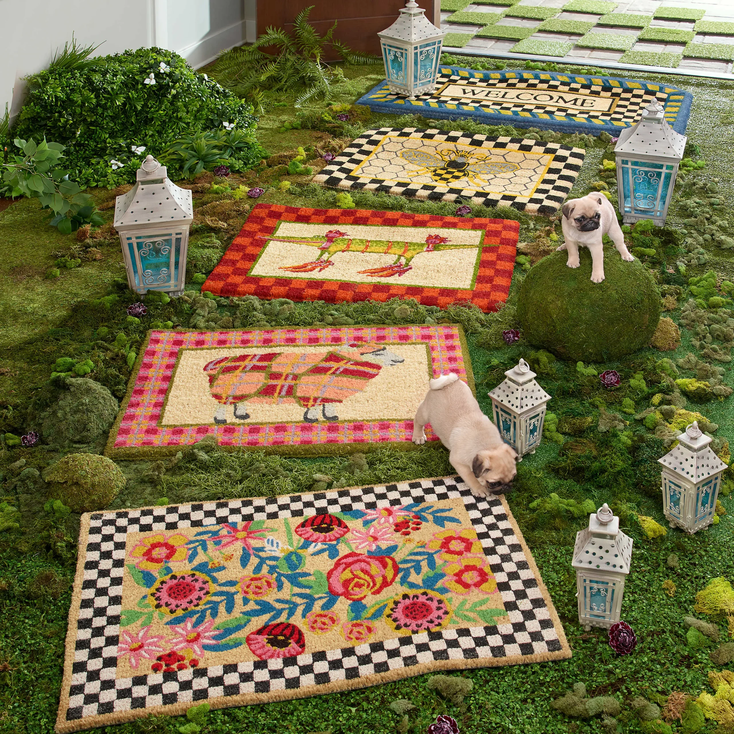 Queen Bee Entrance Mat|MacKenzie-Childs New
