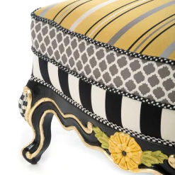 Queen Bee Ottoman|MacKenzie-Childs Online
