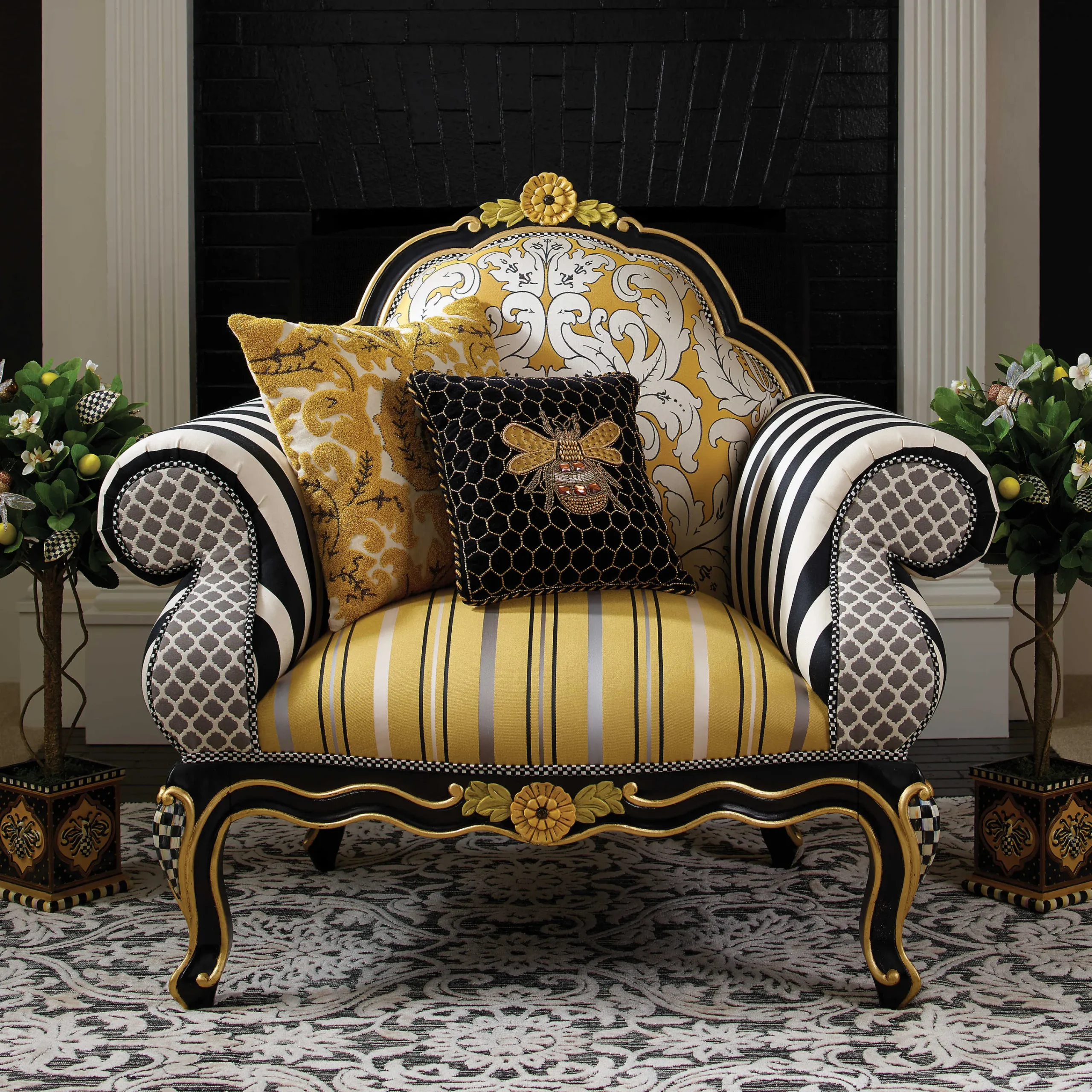 Queen Bee Pillow|MacKenzie-Childs Hot