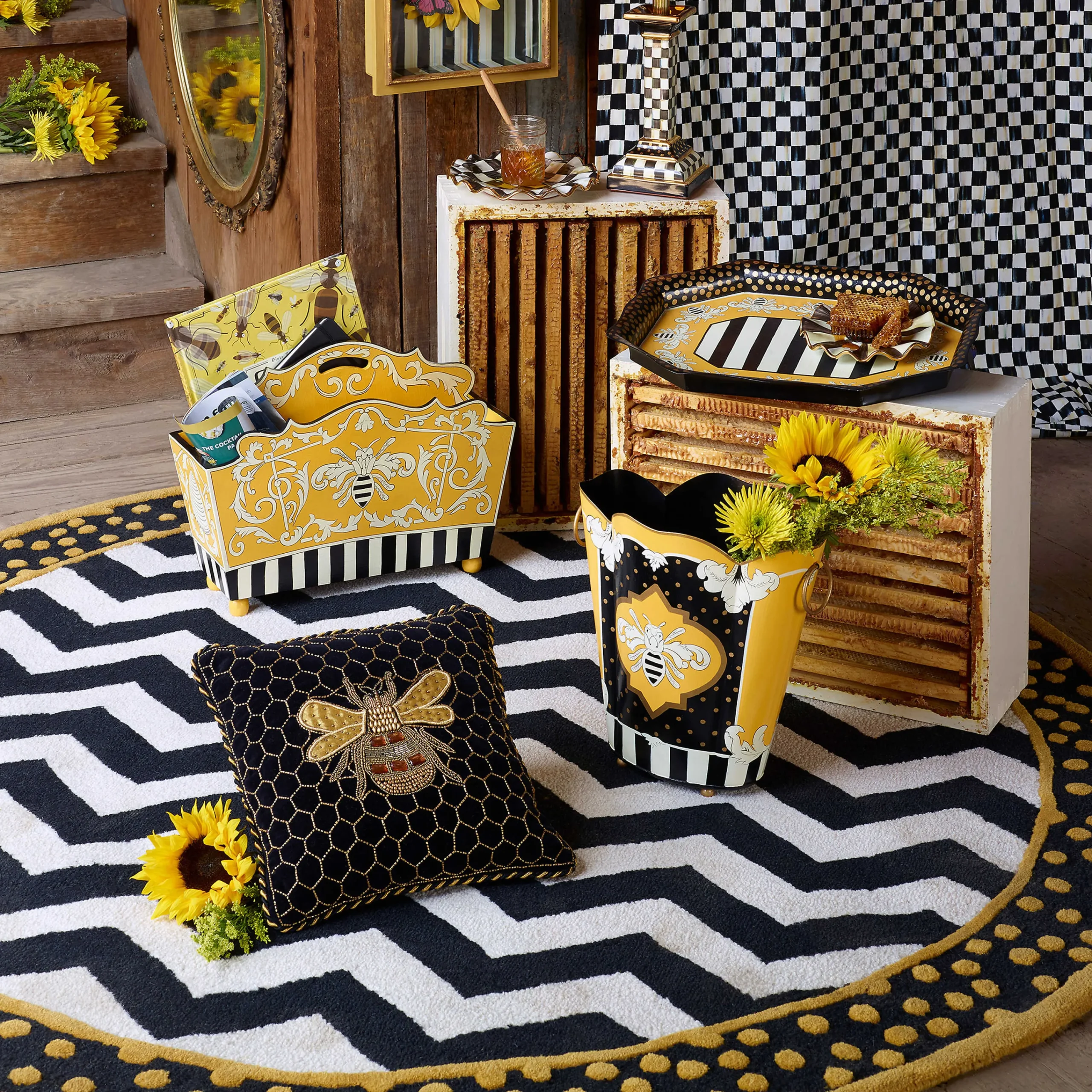Queen Bee Pillow|MacKenzie-Childs Hot