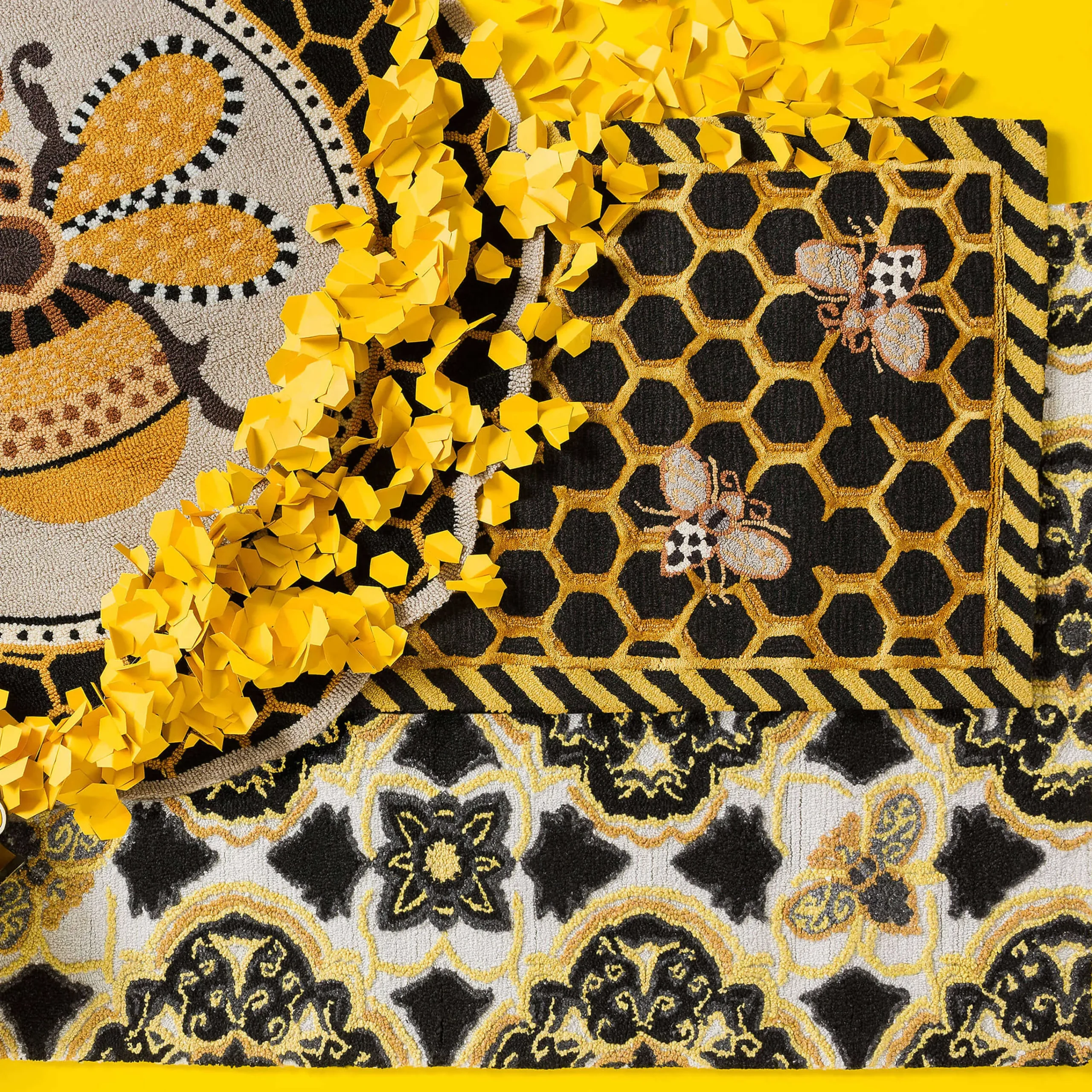 Queen Bee Rug - 2'3 X 3'9"|MacKenzie-Childs