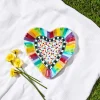 Rainbow Fluted Heart Plate|MacKenzie-Childs Outlet