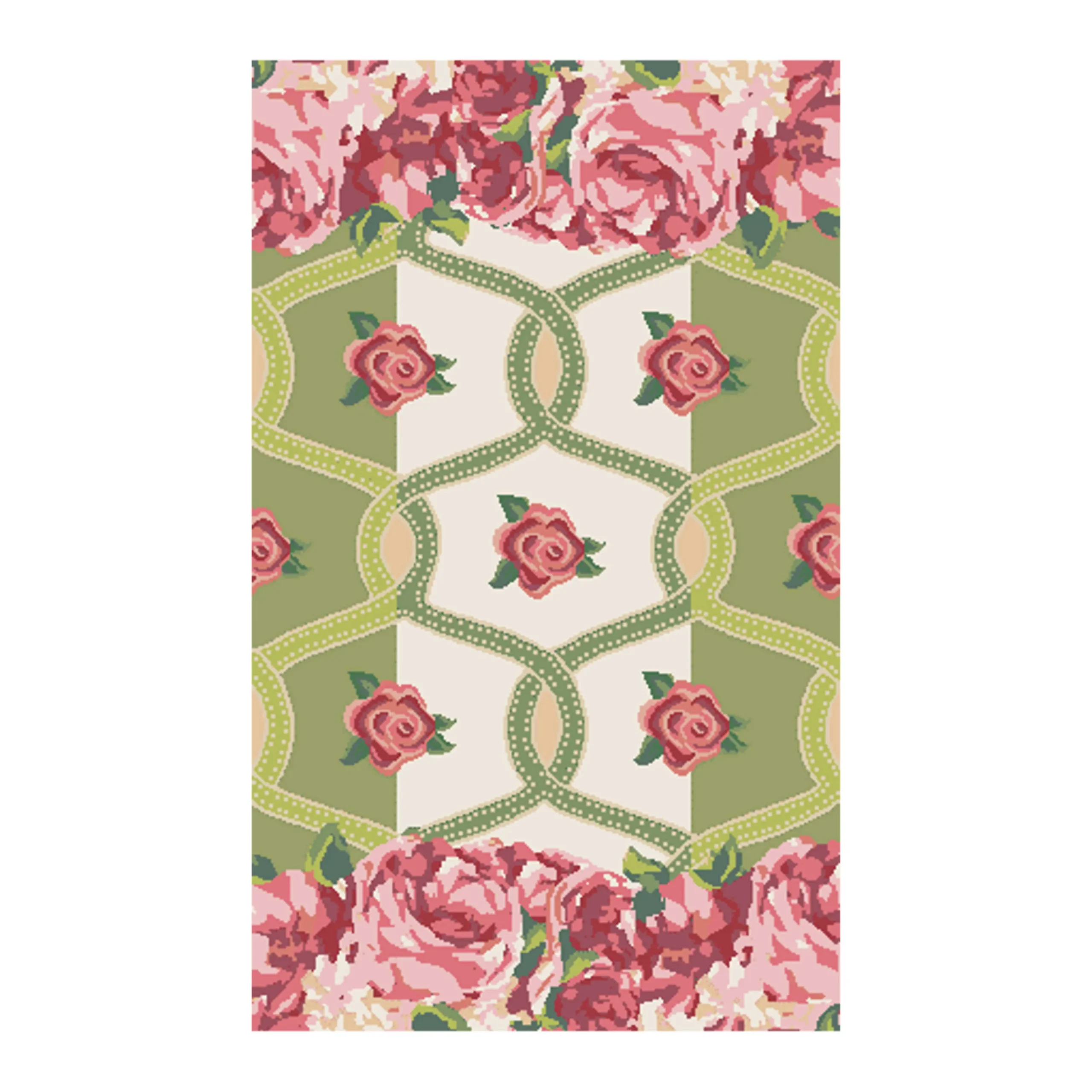Really Rosy Rug - 2'3" X 3'9"|MacKenzie-Childs New