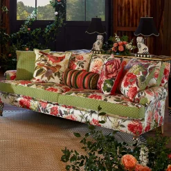 Really Rosy Sofa|MacKenzie-Childs Online