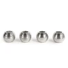 Ribbed Sphere Candle Holders - Silver - Set Of 4|MacKenzie-Childs