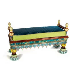 Ridiculous Peacock Bench|MacKenzie-Childs Discount