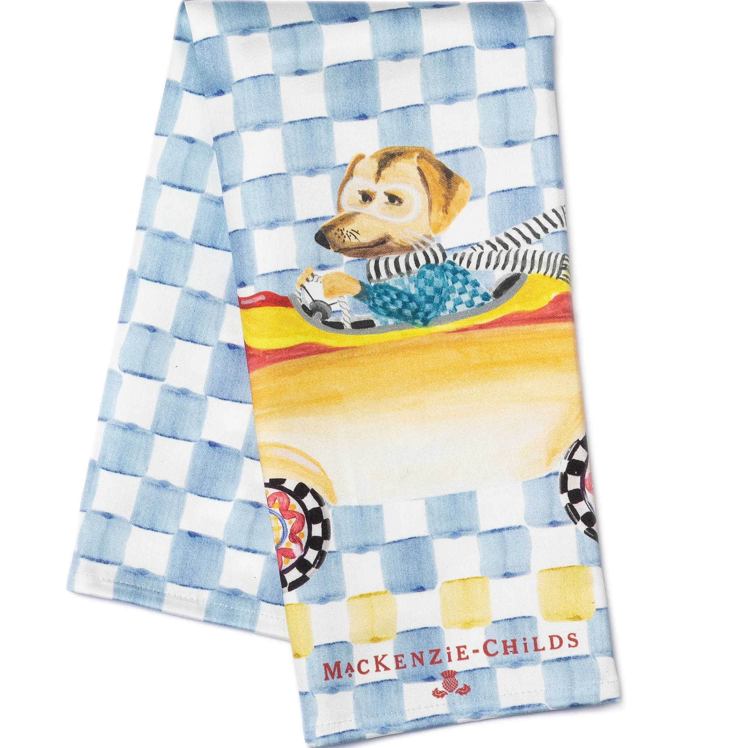 Roadster Dish Towel|MacKenzie-Childs Outlet