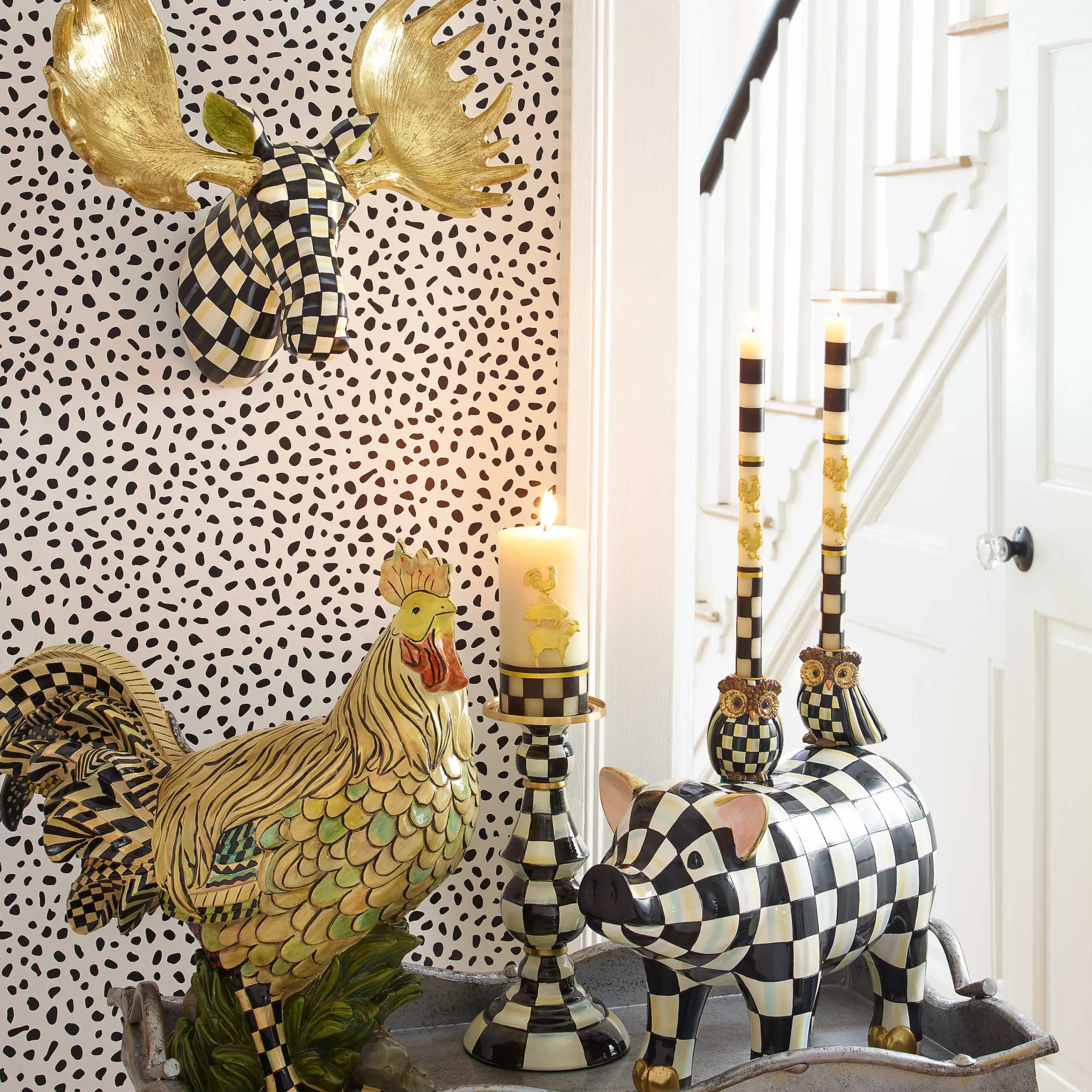 Rooster Figurine|MacKenzie-Childs Outlet