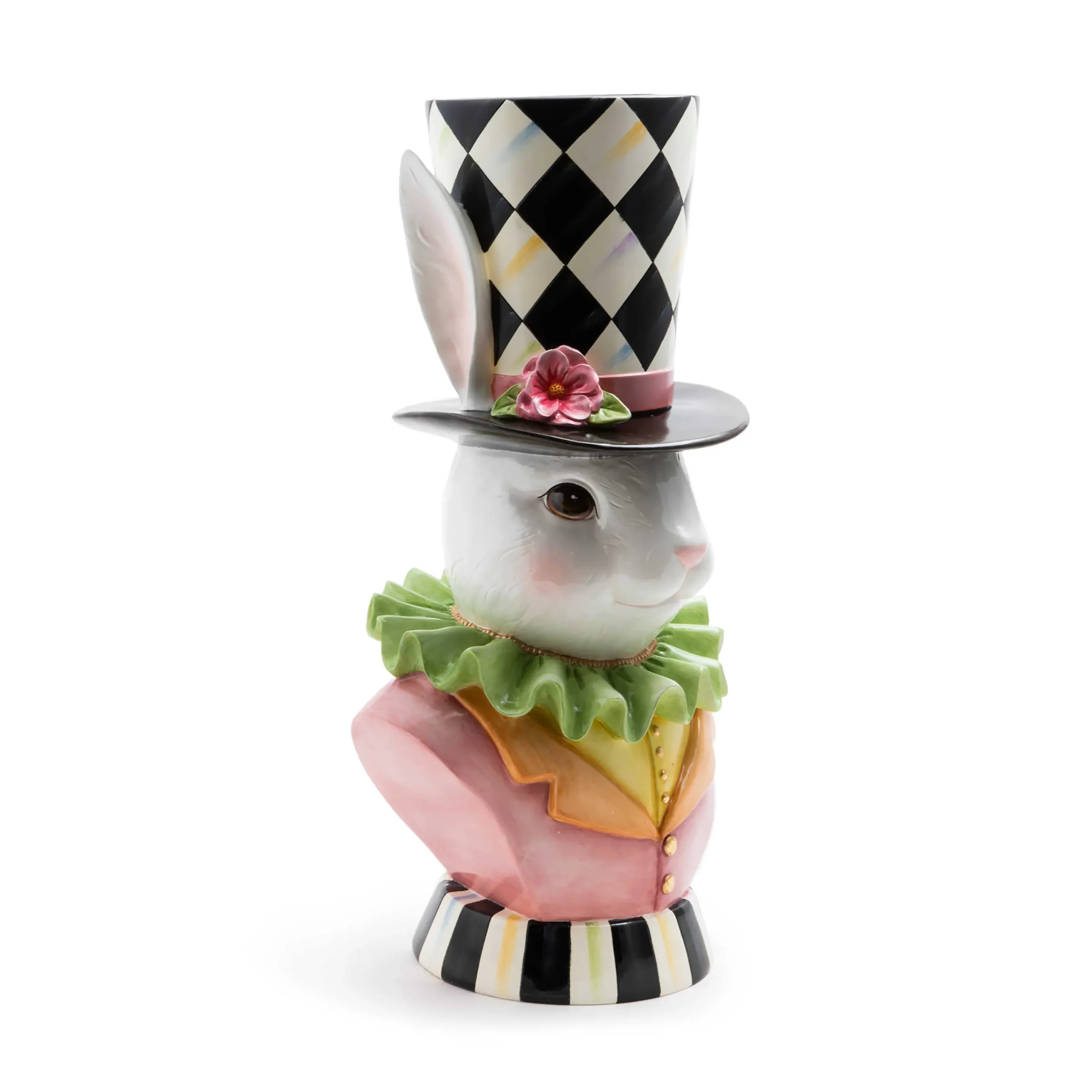 Rose Rabbit Planter|MacKenzie-Childs Outlet