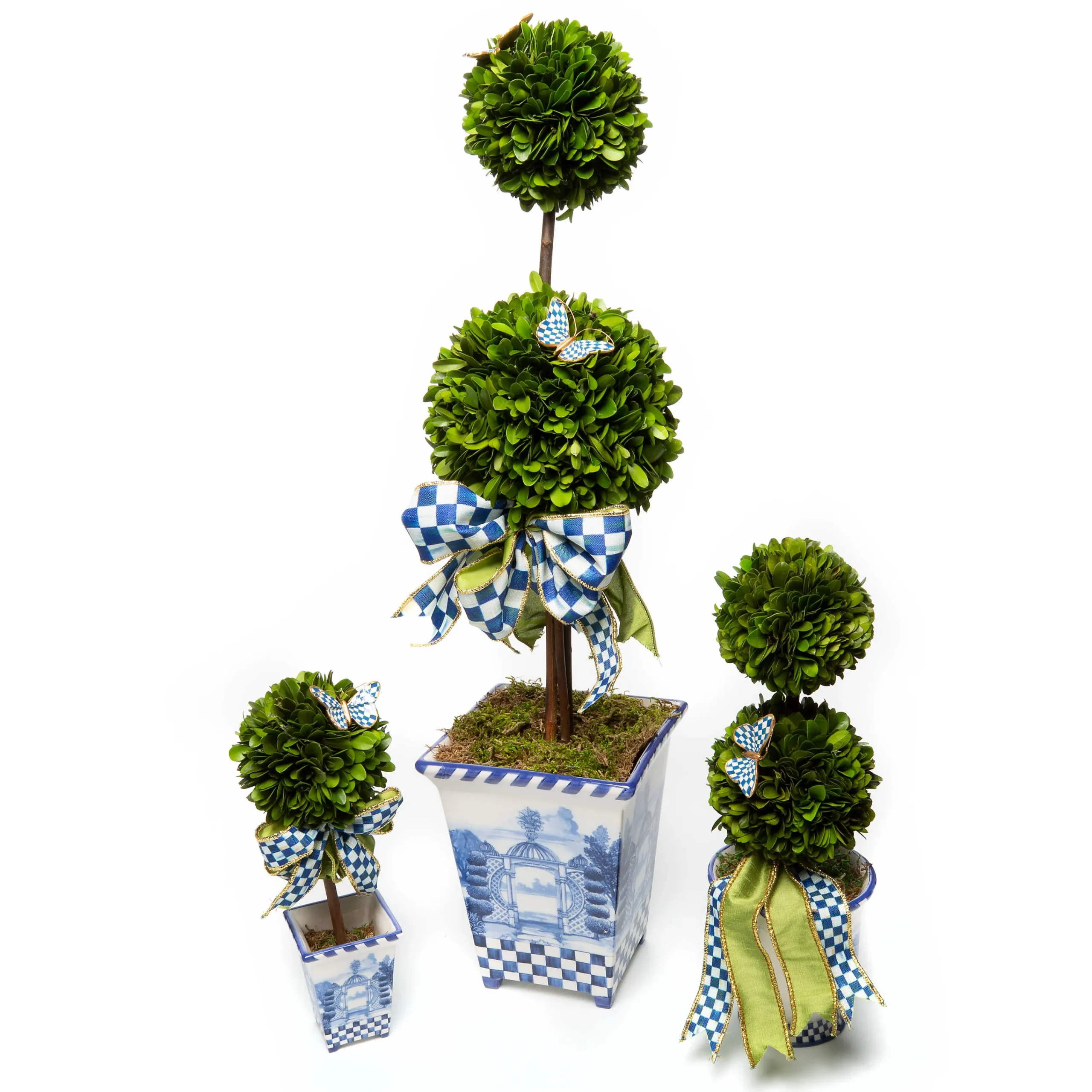 Royal Boxwood Topiary - Medium|MacKenzie-Childs Clearance