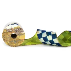 Royal Check 4" Ribbon|MacKenzie-Childs New