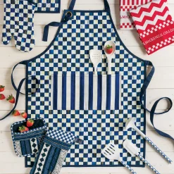 Royal Check Bistro Oven Mitt|MacKenzie-Childs Online
