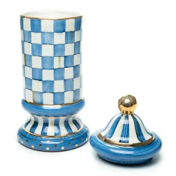 Royal Check Column Canister|MacKenzie-Childs Online