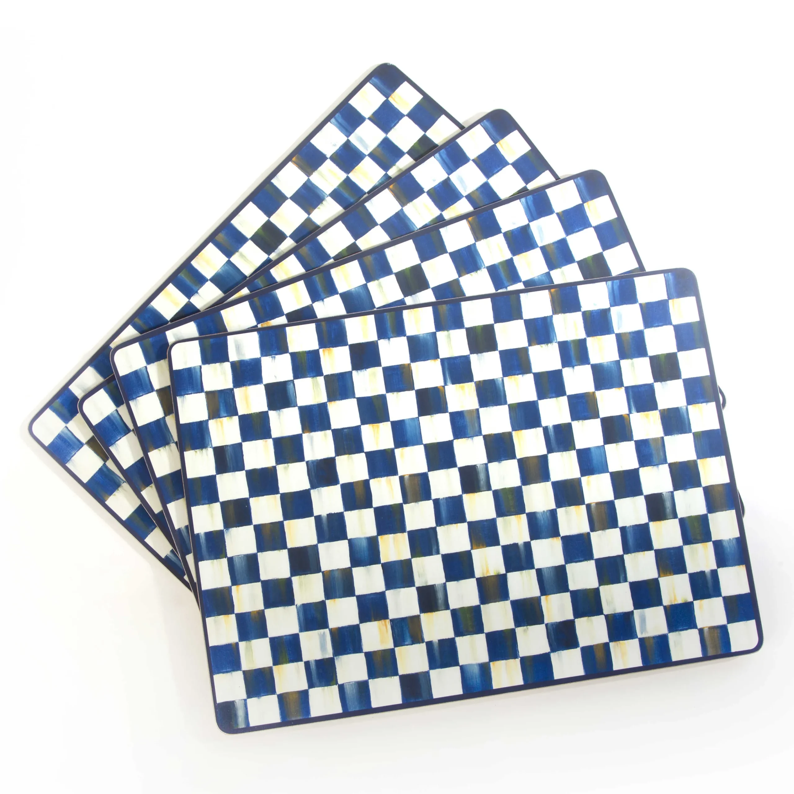 Royal Check Cork Back Placemats - Set Of 4|MacKenzie-Childs Best