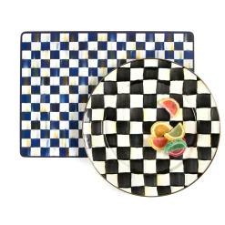 Royal Check Cork Back Placemats - Set Of 4|MacKenzie-Childs Best