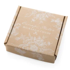 Royal Check Enamel Appetizer Plates - Set Of 4|MacKenzie-Childs New