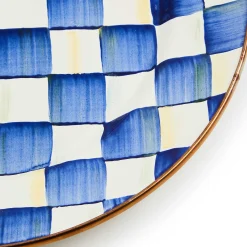 Royal Check Enamel Charger/Plate|MacKenzie-Childs Best