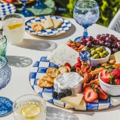 Royal Check Enamel Cheese Course|MacKenzie-Childs Best
