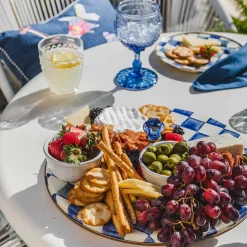 Royal Check Enamel Cheese Course|MacKenzie-Childs Best