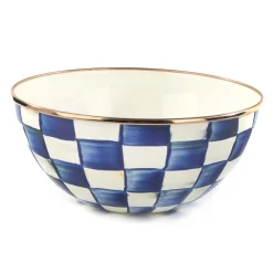 Royal Check Enamel Everyday Bowl - Small|MacKenzie-Childs Outlet