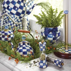 Royal Check Enamel Grinder|MacKenzie-Childs Outlet
