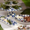 Royal Check Enamel Pinch Bowl|MacKenzie-Childs Clearance