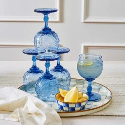 Royal Check Enamel Pinch Bowl|MacKenzie-Childs Clearance