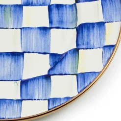 Royal Check Enamel Salad/Dessert Plate|MacKenzie-Childs Hot