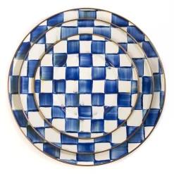 Royal Check Enamel Salad/Dessert Plate|MacKenzie-Childs Hot