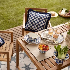 Royal Check Enamel Salad/Dessert Plate|MacKenzie-Childs Hot