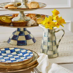 Royal Check Enamel Salad/Dessert Plate|MacKenzie-Childs Hot