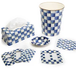 Royal Check Enamel Soap Dish|MacKenzie-Childs