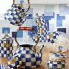 Royal Check Enamel Tea Kettle - 2 Quart|MacKenzie-Childs Hot