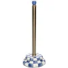 Royal Check Enamel Toilet Tissue Storage|MacKenzie-Childs Hot