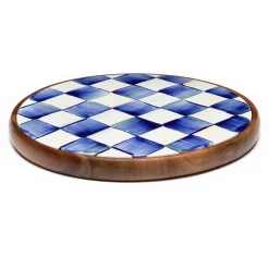 Royal Check Enamel Trivet - Large|MacKenzie-Childs Hot