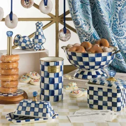 Royal Check Enamel Utensil Holder|MacKenzie-Childs Best