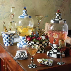 Royal Check Enamel Wine Cooler|MacKenzie-Childs Discount