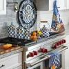 Royal Check Farmhouse Wall Clock - Small|MacKenzie-Childs Best