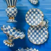 Royal Check Fluted Dessert Plate|MacKenzie-Childs Discount