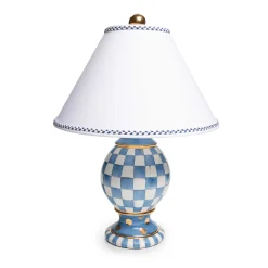 Royal Check Globe Lamp|MacKenzie-Childs