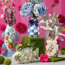 Royal Check Hydrangea - Blue|MacKenzie-Childs New