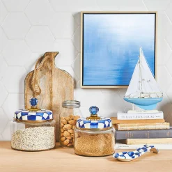 Royal Check Kitchen Canister - Small|MacKenzie-Childs